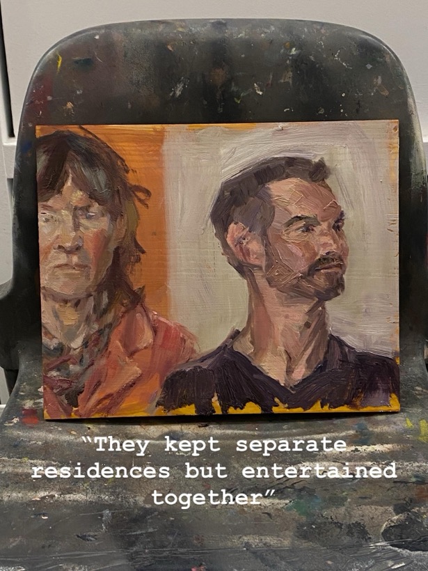 They kept separate residences but entertained together, 2025
